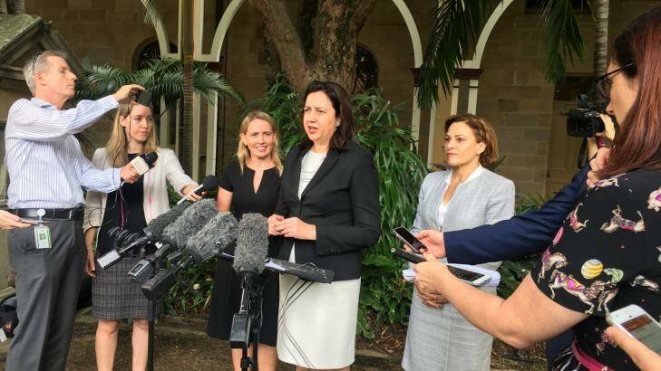 Queensland Premier Annastacia Palaszczuk says she would not form a minority government with One Nation. Photo: Felicity Caldwell