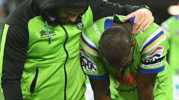 The Canberra Raiders have backed Edrick Lee to bounce back from a bad night against the Storm. Photo: Quinn Rooney