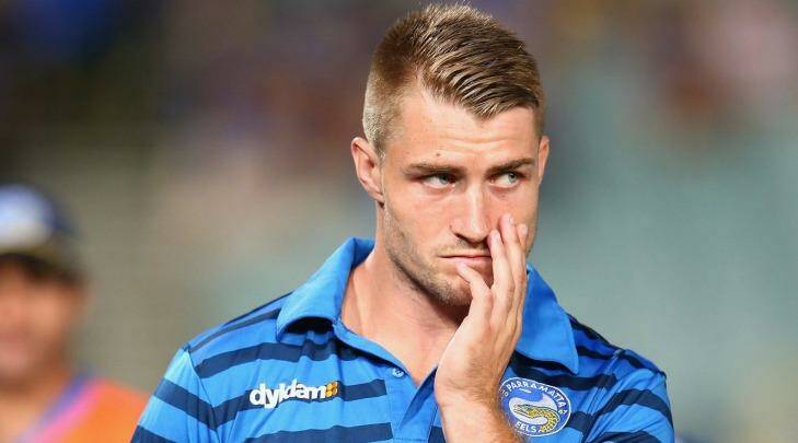 Sidelined: Kieran Foran was ruled out with a hamstring injury. Photo: Getty Images 