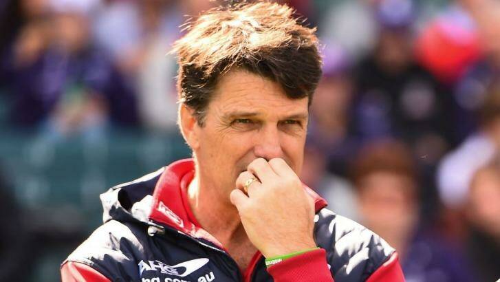 Melbourne coach Paul Roos. Photo: AFL Media/Getty Images