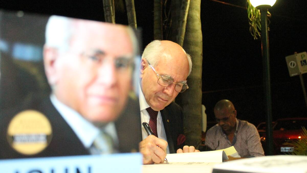 Ex-PM Howard rewrites history in Redlands 