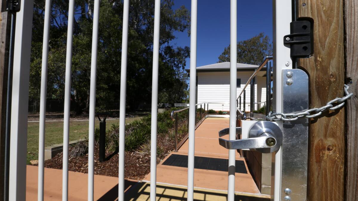 The Redland Bay mental health facility, which has not opened but is being lived in by two caretakers paid for by Metro South Health. PHOTO: Stephen Archer 