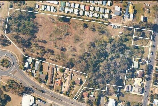 The Collingwood Road site where koala trees were cleared for a house 