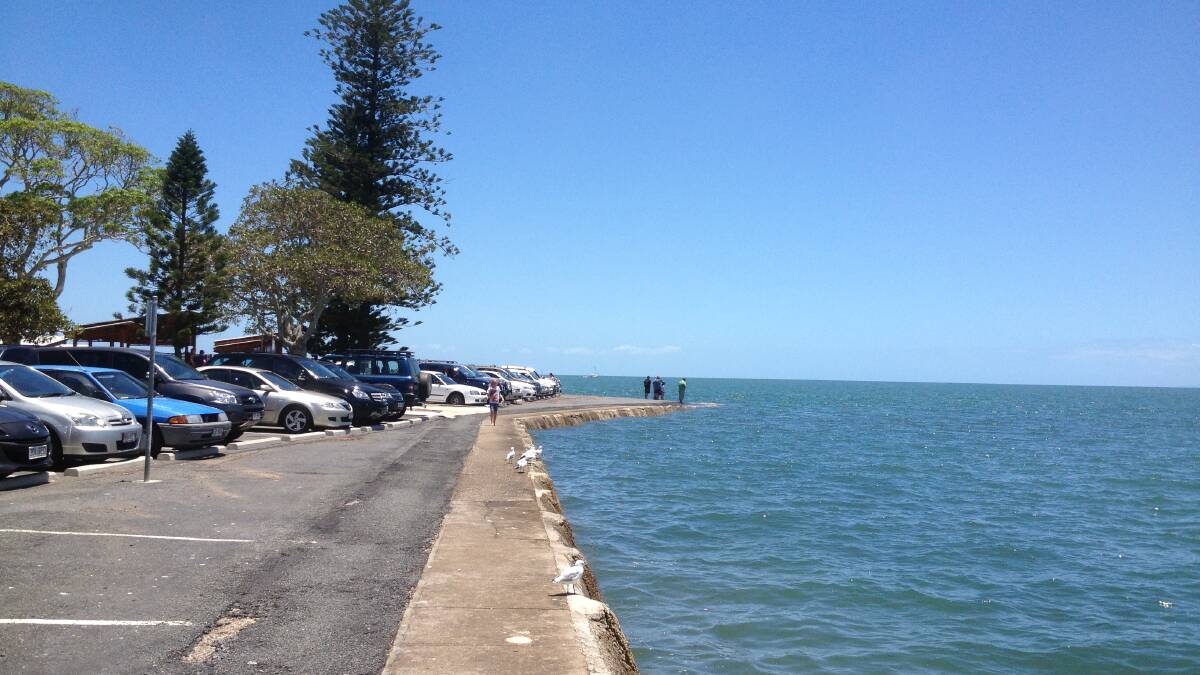 High tide at Cleveland Point. PHOTO: Janet Camileiri