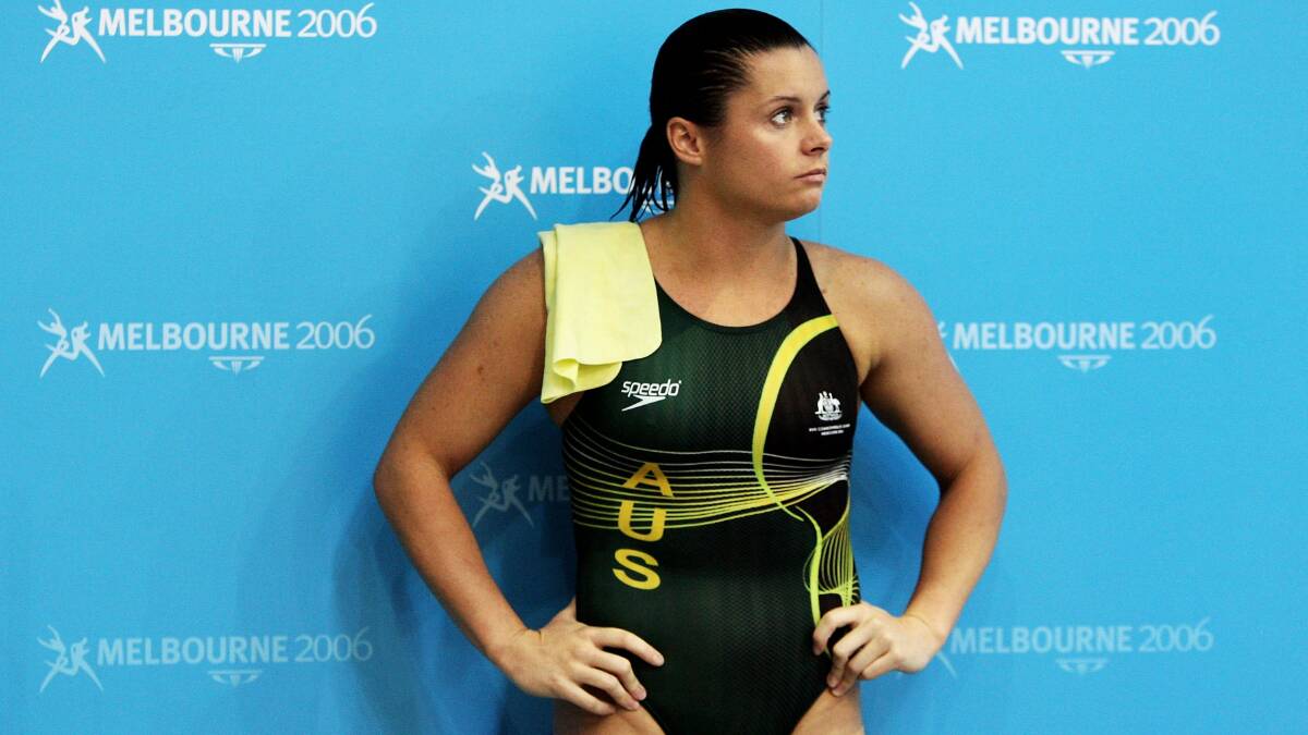 Chantelle Newbery, pictured here at the 2006 Commonwealth Games in Melbourne, pleaded guilty to drug offences in Cleveland Magistrates Court on Thursday. Photo: Getty Images.