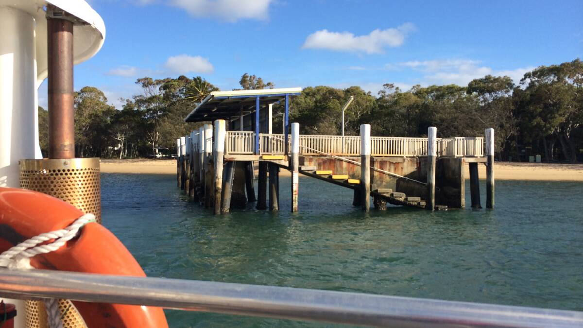 Coochiemudlo Island jetty. Waterways Construction has won a $6.3million contract to upgrade jetties and ferry terminals at Coochiemudlo Island and Victoria Point. PHOTO: Judith Kerr 