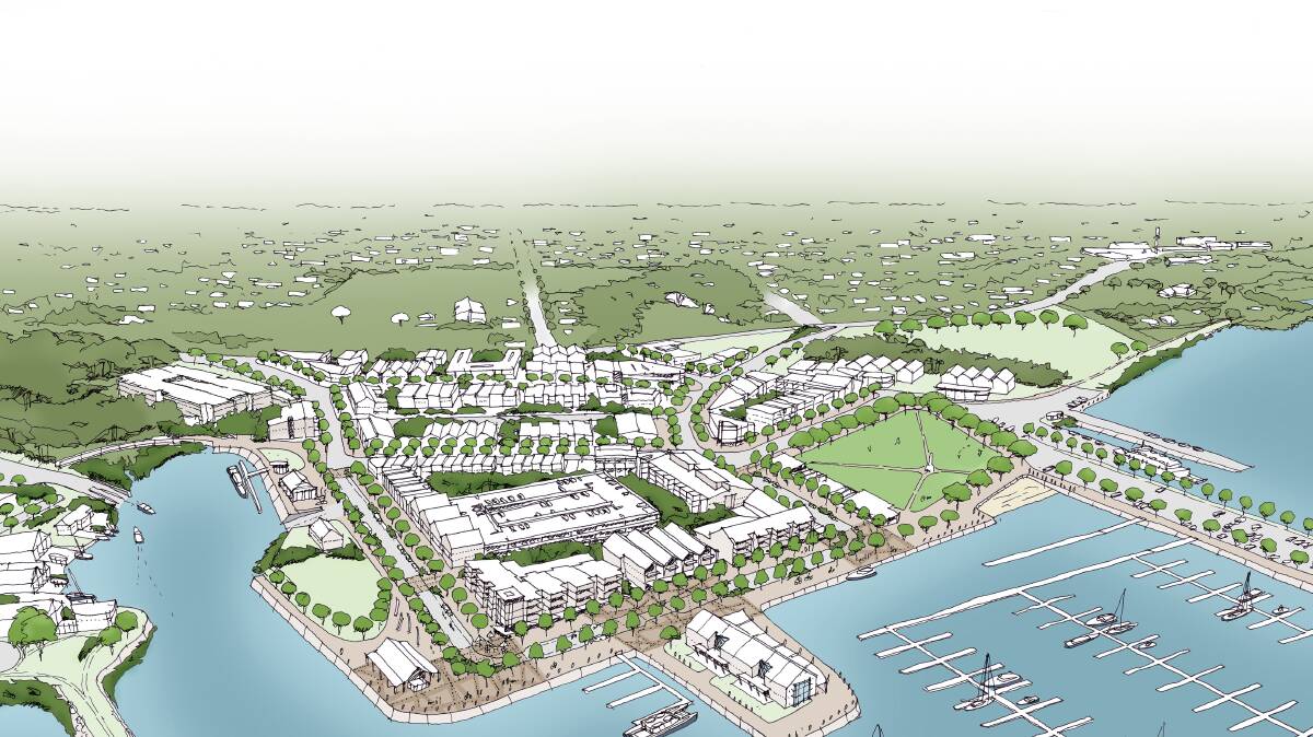 This artist impression of the planning scheme for Weinam Creek was released in April.