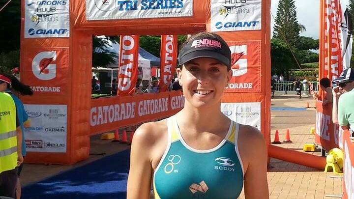 Commonwealth Games athlete Ashleigh Gentle, 24, won the elite female Open section of the Raby Bay Triathlon. Frenchman Pierre Le Corre won the men’s title and was overall winner.