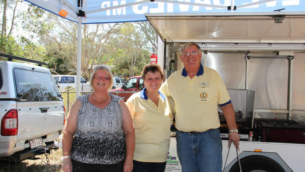 Capalaba Lions Club held a barbecue for hungry anglers. 
