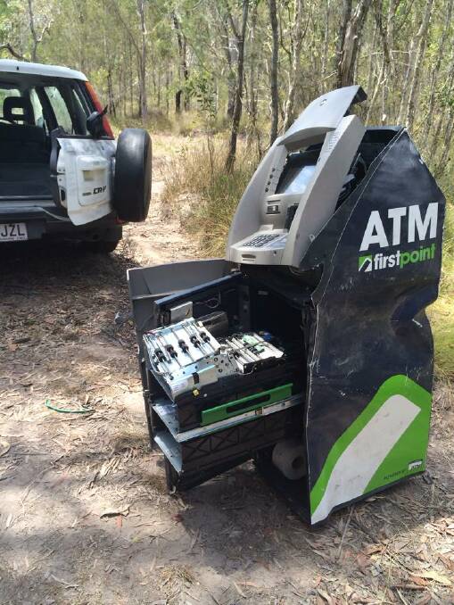 Stolen ATM deposited at Capalaba
