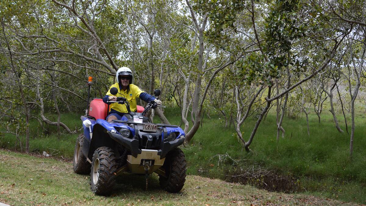 Quad bikes drive out mossies 