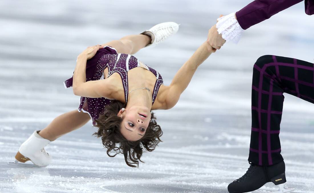 Meagan Duhamel and Eric Radford of Canada compete in the Figure Skating Pairs Free Skating during day five of the 2014 Sochi Olympics at Iceberg Skating Palace on February 12, 2014 in Sochi, Russia. Photo: GETTY IMAGES