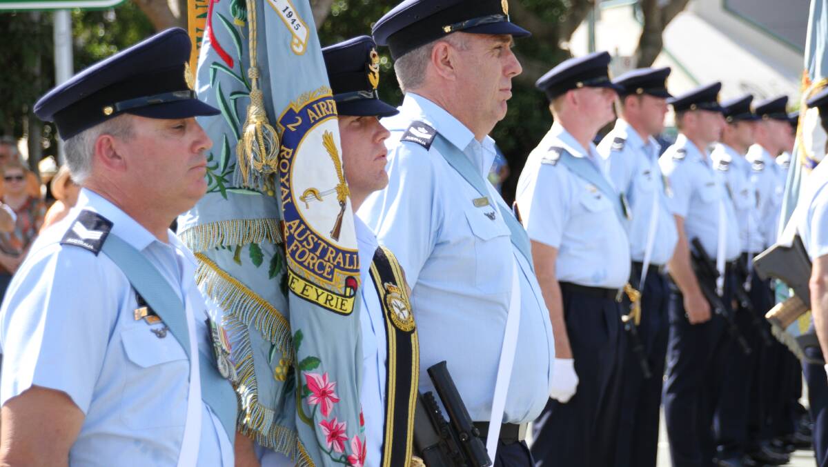 RAAF Freedom of Entry to Redland City: 95 Wing forms up outside RPAC. Photo by Chris McCormack
