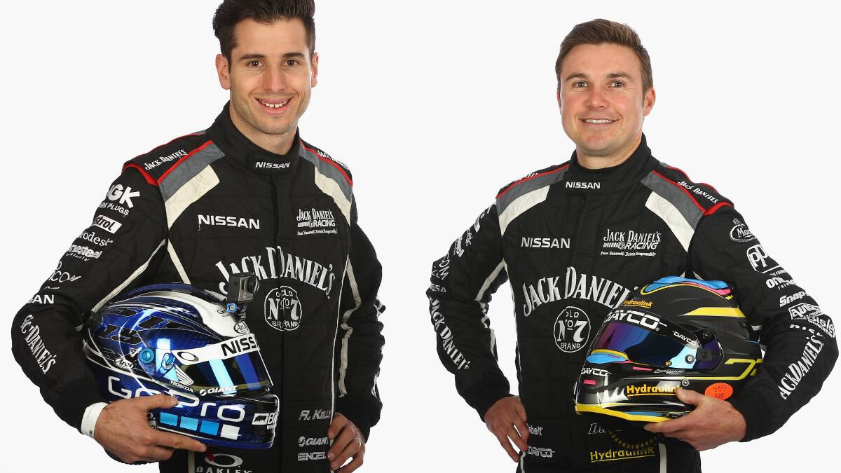 David Russell (right) with Rick Kelly.  (Photo by Robert Cianflone/Getty Images)