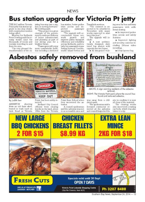 Southern Bay News: September 2014 