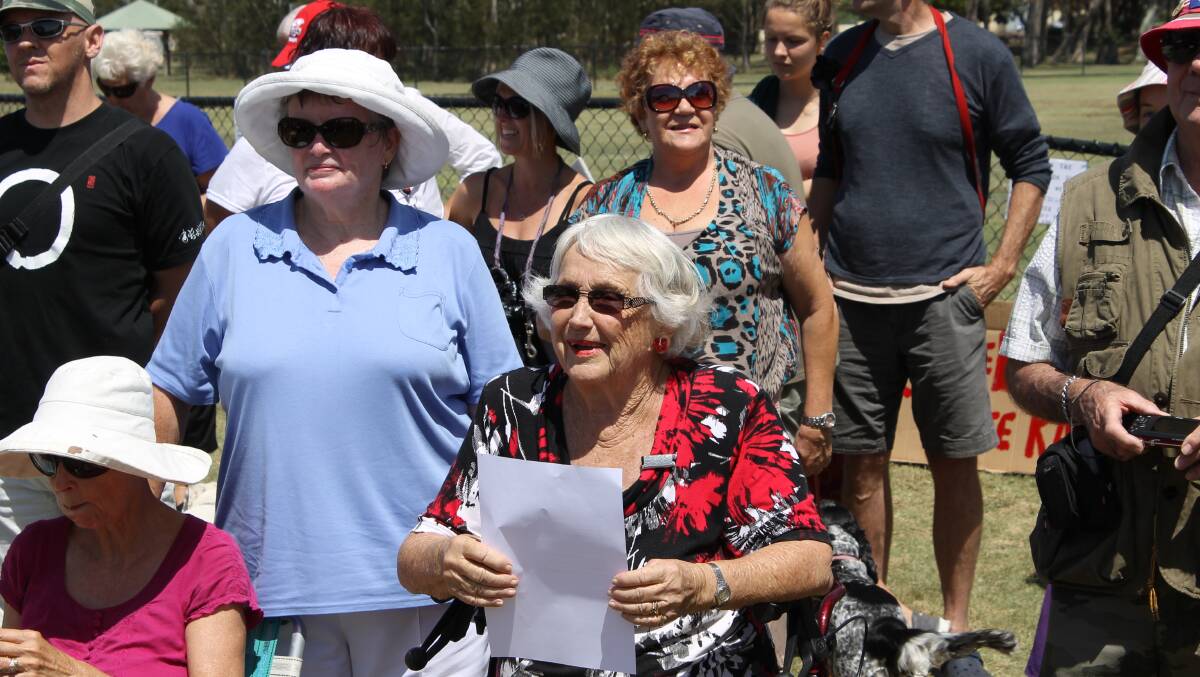 Esme Whitby was one of the the organisers of 12,000 signature petition in 1988 against a canal estate off Toondah Harbour.