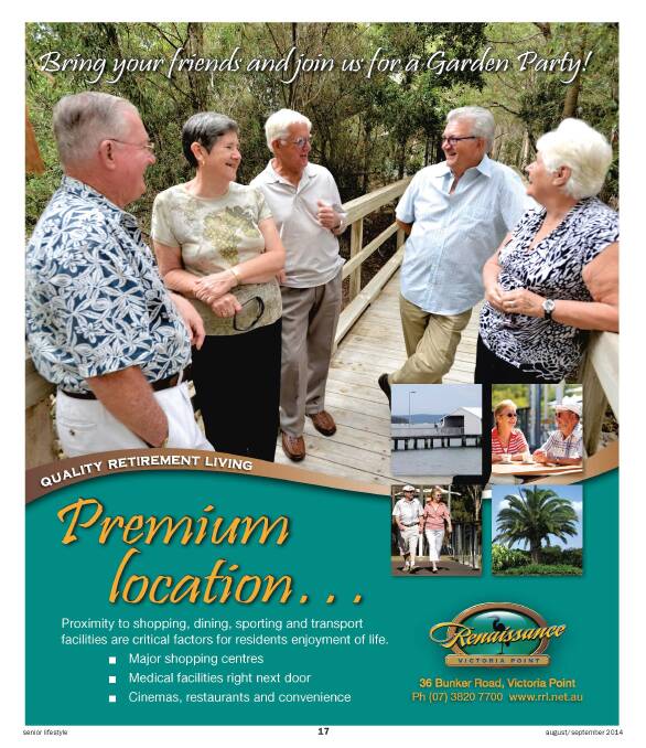 Senior Lifestyle Bayside August/September 2014: digital edition 