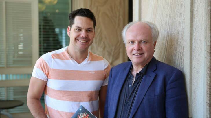 Macbeth director Michael Attenborough with actor Jason Klarwein, who plays the title role. Photo: Supplied