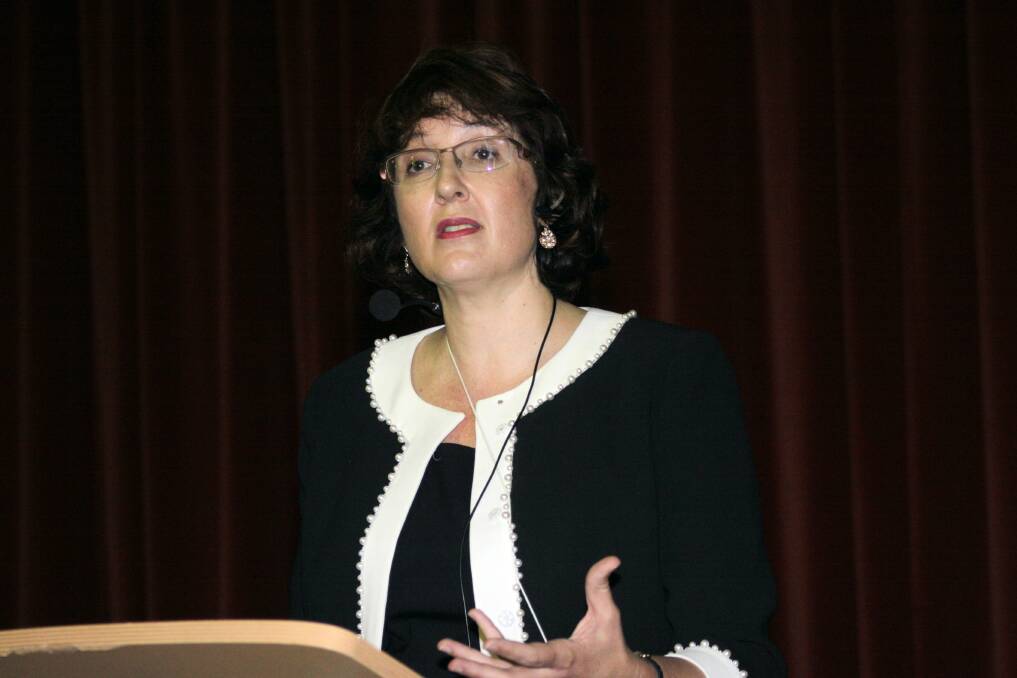Queensland Parliamentary Speaker Fiona Simpson speaks at the Donald Simpson Centre. 
  
Photo by Chris McCormack