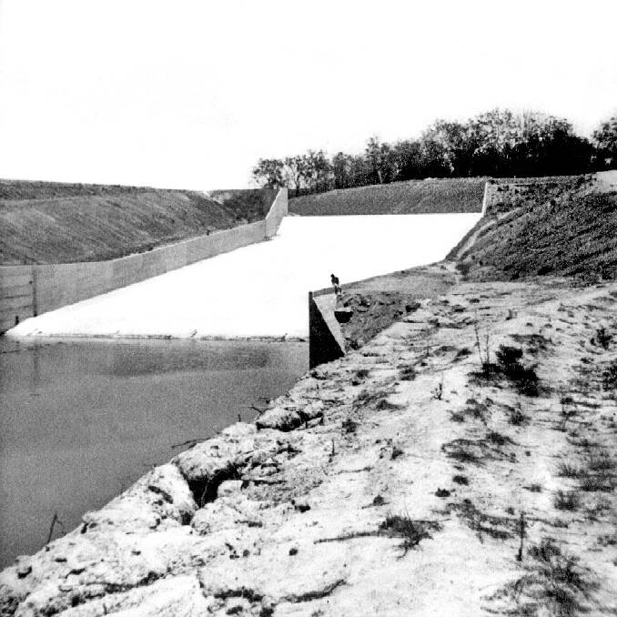 Leslie Harrison Dam in 1969,