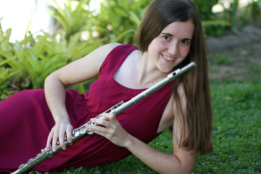 DECEMBER: Flautist and pianist Isabel Lopez-Roldan, 17 has earnt a musicians scholorship to a university in the United States. Photo by Chris McCormack