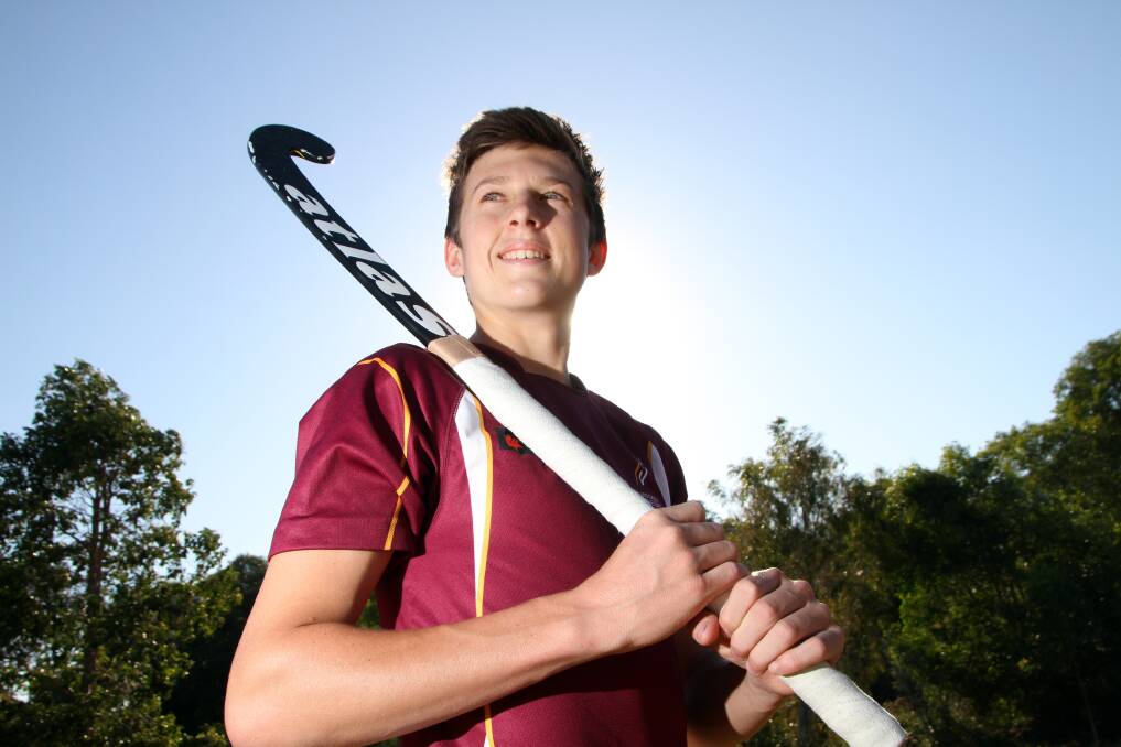 NOVEMBER: Jack Baldwin fo Redland Bay has qualified for the 2014 U18 Queensland Hockey Squad. Photo by Chris McCormack