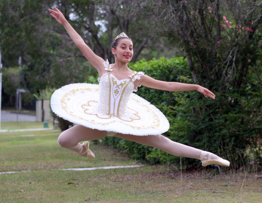 NOVEMBER: Ballerina Rhiana Ahmed, 14 of Birkdale is heading off to the Victorian College of the Arts to train as a dancer. Photo by Chris McCormack