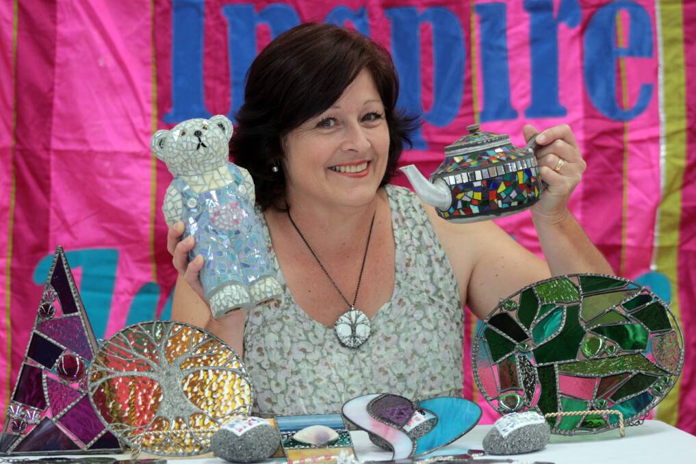 SEPTEMBER: Joanne Millard is a glass artist from Victoria Point. Photo by Chris McCormack