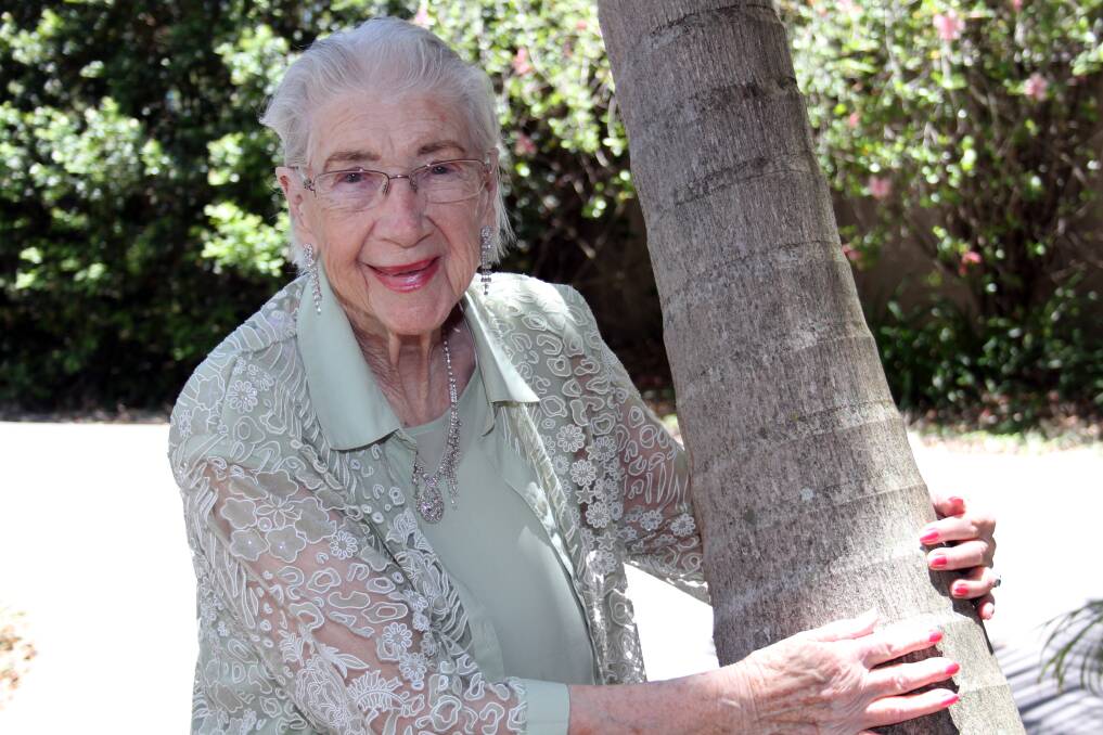 DECEMBER: Fran Charters of Marebello, Victoria Point turns 100. Photo by Chris McCormack