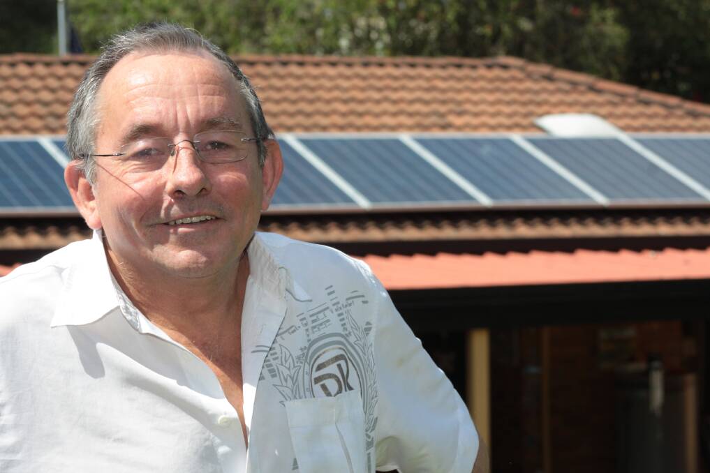 OCTOBER: Dan Ling wants excess money he makes from his solar panels to go to charity. Photo by Chris McCormack