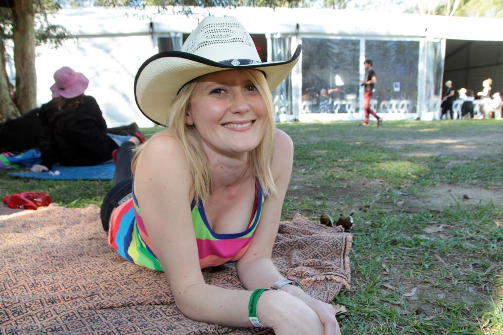 AUGUST: Frankie Wagner of Lutwyche chills out at the Redlands Bluegrass Festival. Photo by Chris McCormack