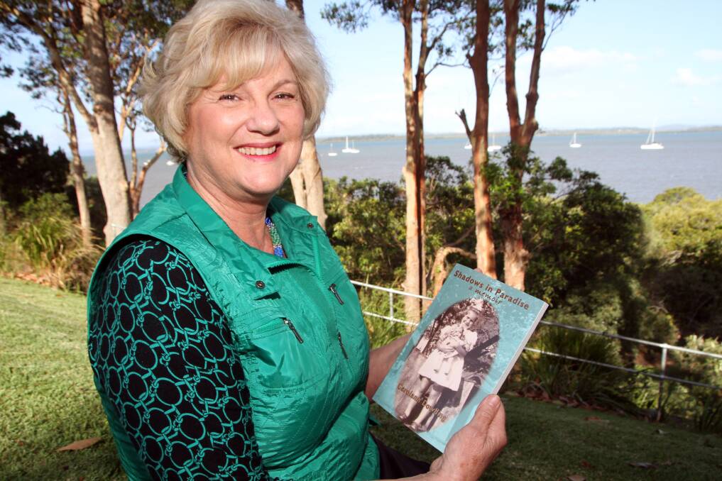 NOVEMBER: Carolann Dowling with her book - Shadows in Paradise. Photo by Chris McCormack