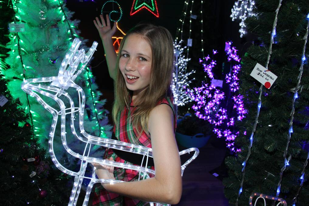 NOVEMBER: Sarah Przybysz (crt) , 13 is the youngest performer in the Chrsitmas by Starlight concert. Photo by Chris McCormack