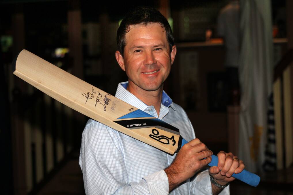 NOVEMBER: Ricky Ponting launches his book at the Grand View Hotel Cleveland. Photo by Chris McCormack