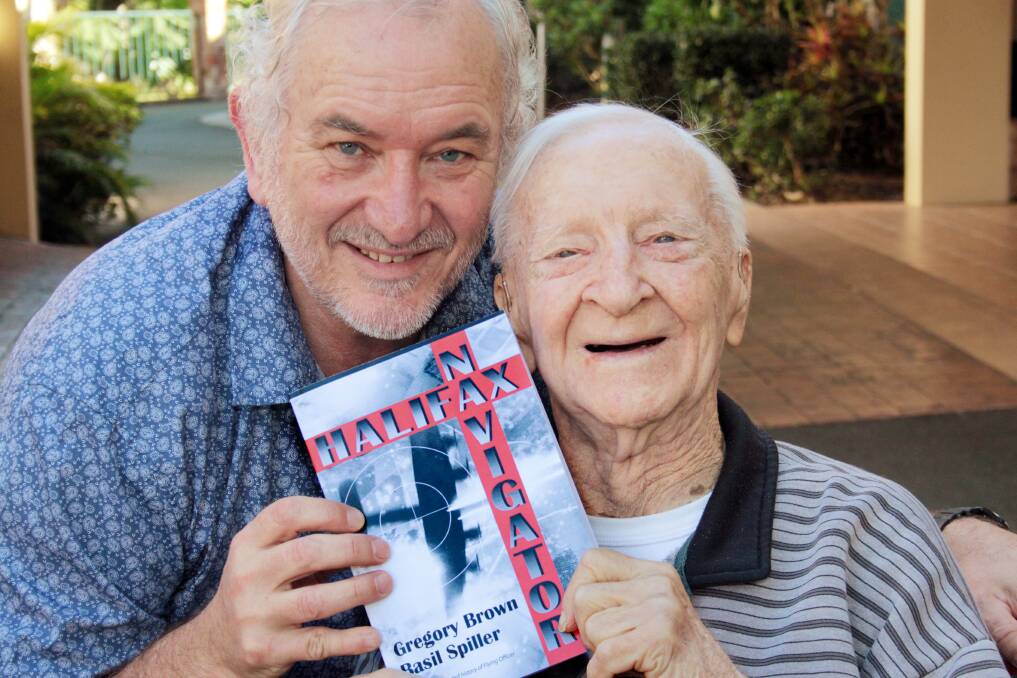 AUGUST: Gregory Brown and Basil Spiller who put together a book on world war 2. Photo by Chris McCormack