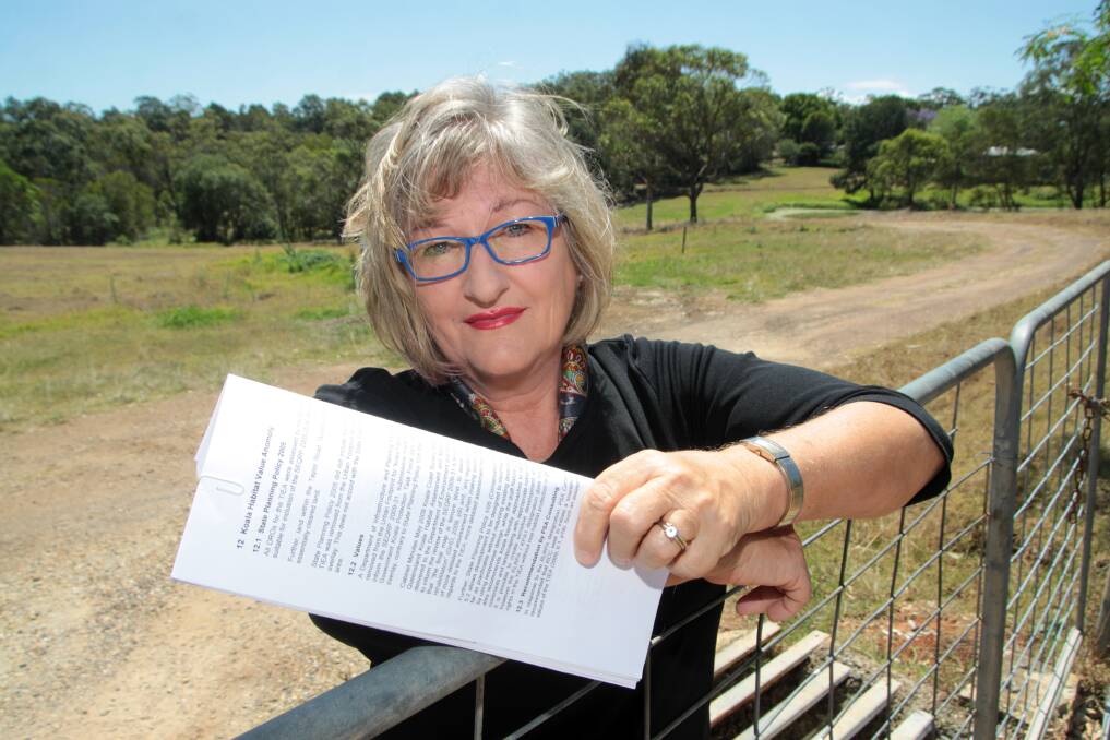 OCTOBER: Eveline Fennelly of Thornlands is making a submission to the state government and the SEQ Regional Plan Review. Photo by Chris McCormack