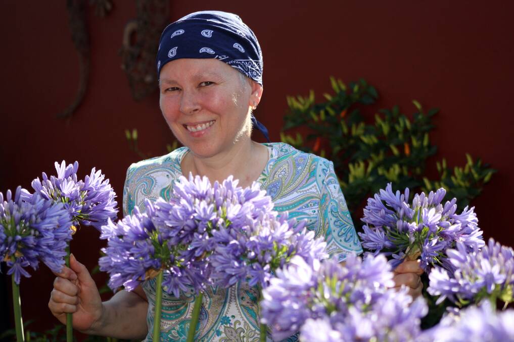 NOVEMBER: Cancer patient Cathy Jennings of Redland Bay. Photo by Chris McCormack