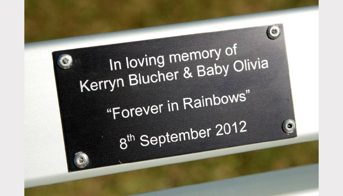 A plaque commemorates their lives. Photos by Chris McCormack