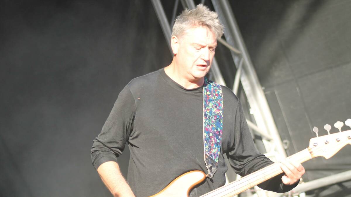 Peter Oxley and the Sunnyboys on stage at A Day on the Green at Sirromet Winery, Mount Cotton in February this year.  Photo Brian Hurst