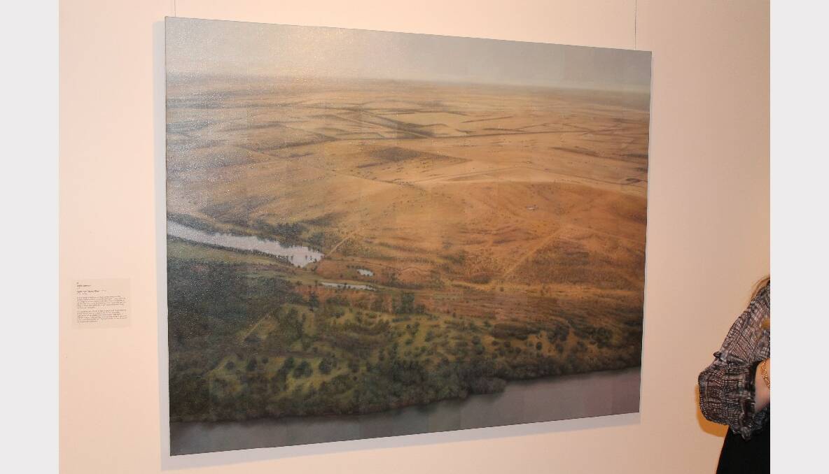 Third place went to Mark Stewart for Flight over Fitzroy River, oil on canvas Redlands Arts awards. 