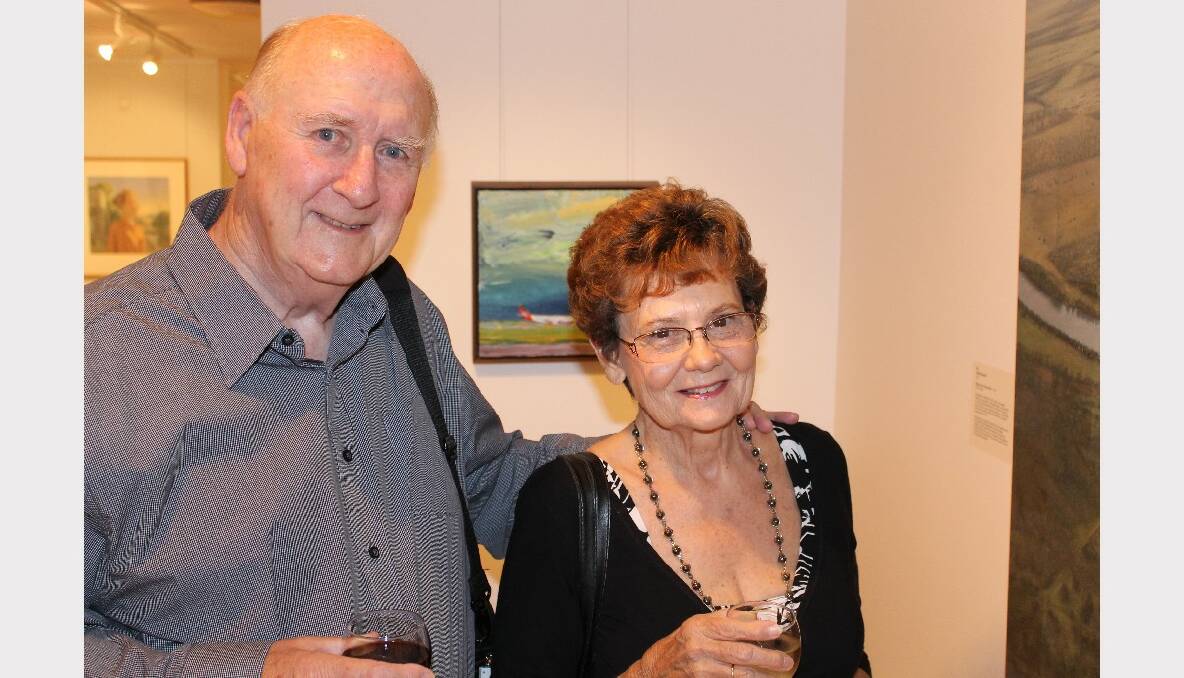 At the official opening of the Redland Art Awards were Barbara and Tony Elvin of Cleveland.