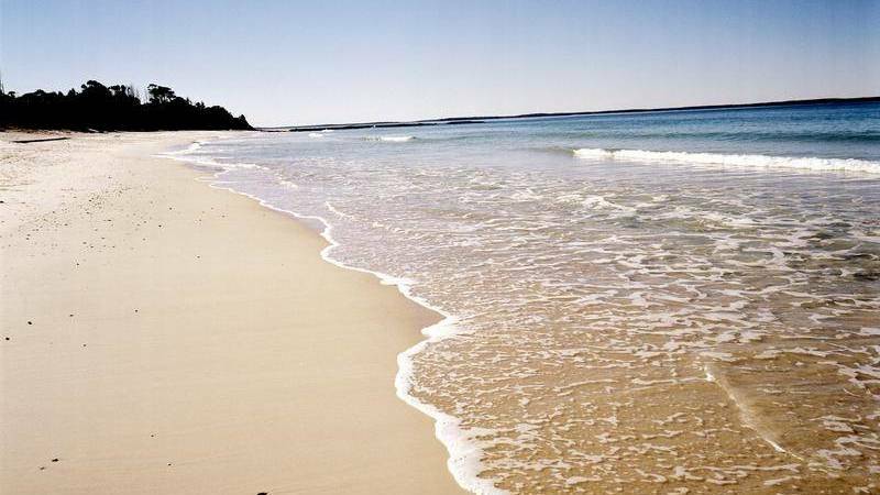 Hyams Beach in Jervis Bay, on a good day. File image.