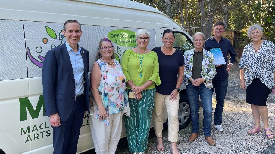 ON THE MOVE: Macleay Island Arts Complex secures state government funding for new bus. Picture: supplied.