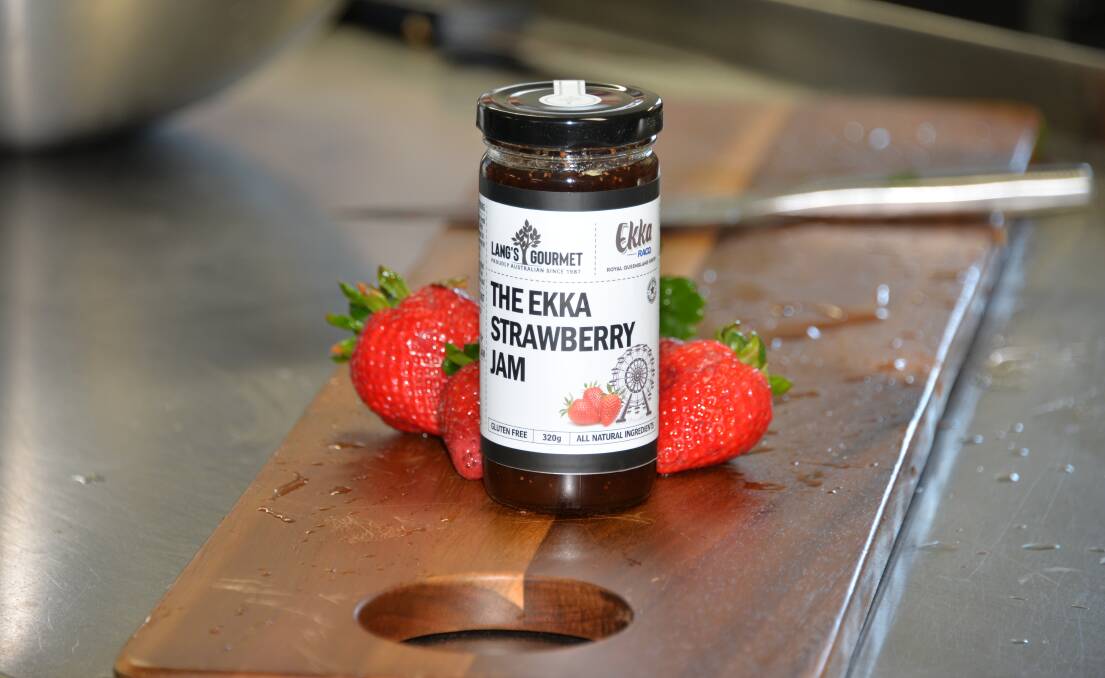 NEW JAM: proceeds from Lang Gourmet's first straight strawberry jam will go back to the Prince Charles Hospital Foundation and Queensland farmers.