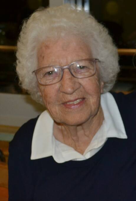 OUR PEGGY: Peggy Coe will celebrate her 95th birthday with her family when the Queensland border re-opens.
