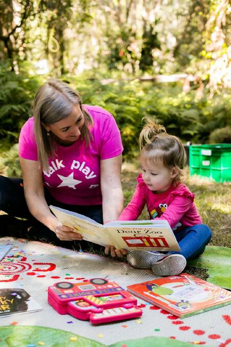 READ AND RHYME: tiny tots will sit for stories and songs in nature at the IndigiScapes centre's pop-up library and enjoy an outdoor wander afterwards.