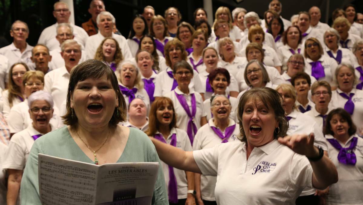 JINGLE BELLS: Redland City choir has been preparing to wow audiences at the White Christmas concert on December 11.