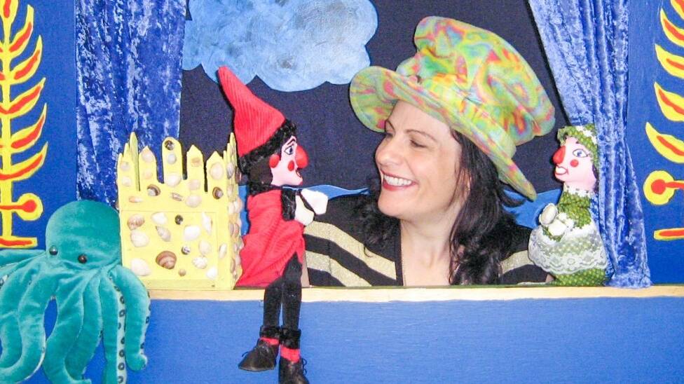PUPPETEER: See a fun, modern day take on Punch and Judy at the Cleveland Library these school holidays.
