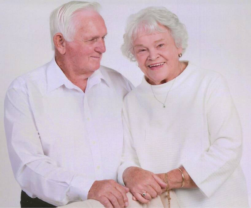 DIAMOND: Barry and Edna Holt are celebrating their diamond wedding anniversary.