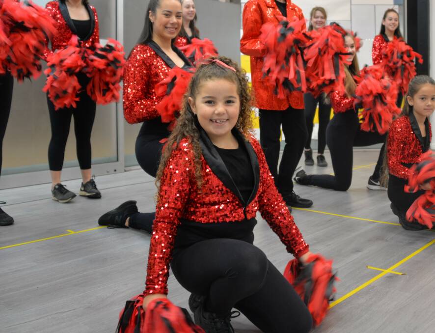 ENTERTAINERS: Maci Cheetham and the Limited Edition Dance crew perform at half time and quarter time breaks at RedCity Roar basketball games.